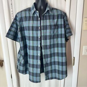 Vintage Hunt Club Men's Short Sleeve Plaid